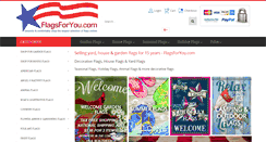 Desktop Screenshot of flagsforyou.com